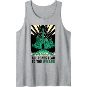 imageWicked For Good All Roads Lead to the Wizard Tank TopHeather Grey
