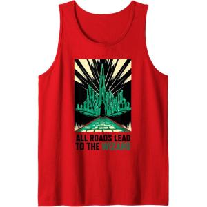 imageWicked For Good All Roads Lead to the Wizard Tank TopRed