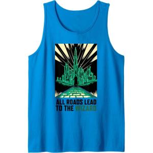 imageWicked For Good All Roads Lead to the Wizard Tank TopSapphire Blue