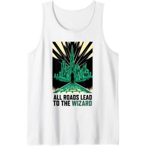 imageWicked For Good All Roads Lead to the Wizard Tank TopWhite