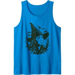 imageWicked For Good Elphaba Gaze Tank TopSapphire Blue