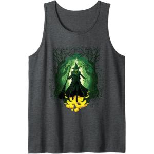 imageWicked For Good Elphaba Walk Through Oz Tank TopDark Heather Grey