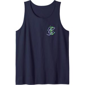 imageWicked For Good Forever My Friend Silhouettes Front ampamp Back Tank TopNavy Blue