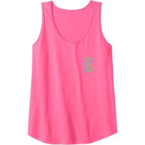 imageWicked For Good Forever My Friend Silhouettes Front ampamp Back Tank TopNeon Pink
