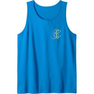 imageWicked For Good Forever My Friend Silhouettes Front ampamp Back Tank TopSapphire Blue