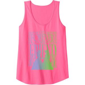 imageWicked For Good Forever My Friend Silhouettes Tank TopNeon Pink
