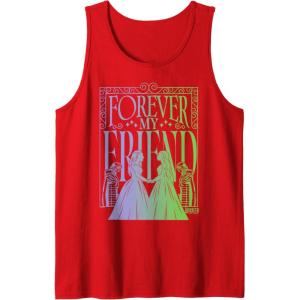 imageWicked For Good Forever My Friend Silhouettes Tank TopRed