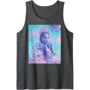 imageWicked For Good Glinda Close Up Florals Tank TopDark Heather Grey