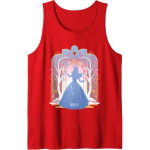 imageWicked For Good Glinda Silhouette in Blue Tank TopRed