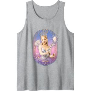 imageWicked For Good Glinda Sparkling Wand Tank TopHeather Grey