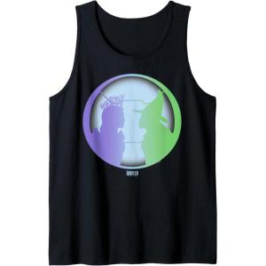 imageWicked For Good Glinda ampamp Elphaba Face to Face Tank TopBlack