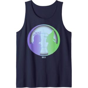 imageWicked For Good Glinda ampamp Elphaba Face to Face Tank TopNavy Blue