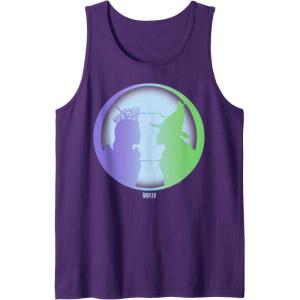 imageWicked For Good Glinda ampamp Elphaba Face to Face Tank TopPurple