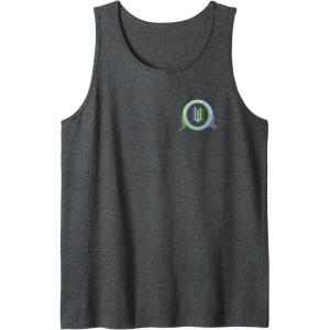 imageWicked For Good Glinda and Elphaba Friends Front ampamp Back Tank TopDark Heather Grey