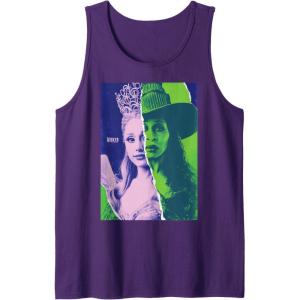 imageWicked For Good Glinda and Elphaba Split Portrait Tank TopPurple