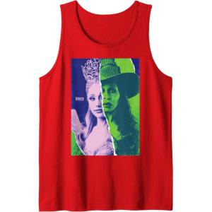 imageWicked For Good Glinda and Elphaba Split Portrait Tank TopRed