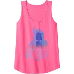 imageWicked For Good Glinda and Elphaba Unbreakable Bond Tank TopNeon Pink
