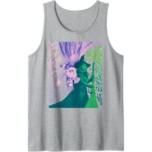 imageWicked For Good Glinda and Elphaba in Perfect Contrast Tank TopHeather Grey
