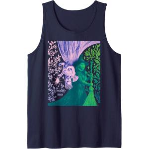 imageWicked For Good Glinda and Elphaba in Perfect Contrast Tank TopNavy Blue