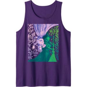 imageWicked For Good Glinda and Elphaba in Perfect Contrast Tank TopPurple