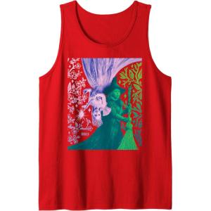 imageWicked For Good Glinda and Elphaba in Perfect Contrast Tank TopRed
