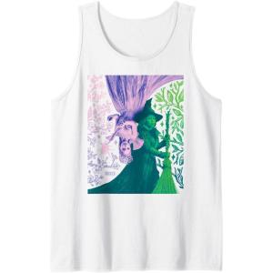 imageWicked For Good Glinda and Elphaba in Perfect Contrast Tank TopWhite