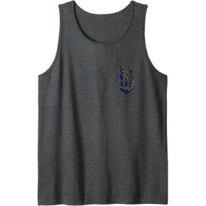 imageWicked For Good Ozian Pattern Logo Front And Back Tank TopDark Heather Grey