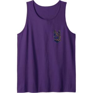 imageWicked For Good Ozian Pattern Logo Front And Back Tank TopPurple