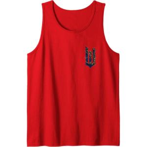 imageWicked For Good Ozian Pattern Logo Front And Back Tank TopRed