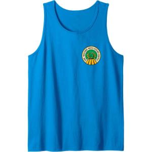 imageWicked For Good The Wizard Sees Everything Front ampamp Back Tank TopSapphire Blue