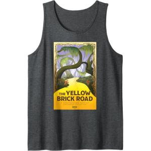 imageWicked For Good The Yellow Brick Road Journey Tank TopDark Heather Grey