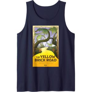 imageWicked For Good The Yellow Brick Road Journey Tank TopNavy Blue