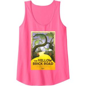 imageWicked For Good The Yellow Brick Road Journey Tank TopNeon Pink