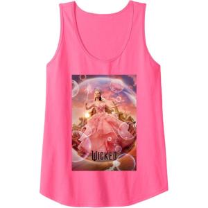 imageWicked Glinda Bubble Poster Tank TopNeon Pink
