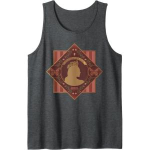 imageWicked Glinda Enchanted Floral Silhouette Tank TopDark Heather Grey