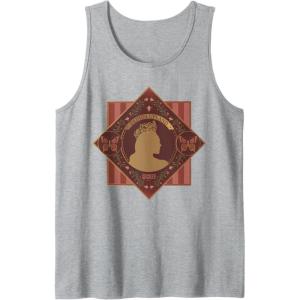 imageWicked Glinda Enchanted Floral Silhouette Tank TopHeather Grey