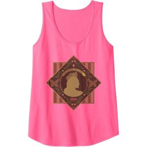 imageWicked Glinda Enchanted Floral Silhouette Tank TopNeon Pink