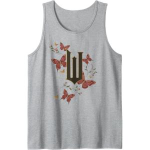 imageWicked Movie Logo W Butterfly Tank TopHeather Grey