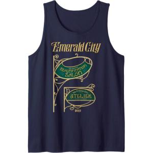 imageWicked The Emerald City Beautification Salon Tank TopNavy Blue