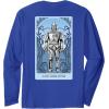 imageWicked For Good A Man Made of Tin Front ampamp Back Long Sleeve TShirtRoyal Blue