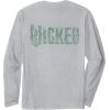 imageWicked For Good Enchanted Forest Front And Back Long Sleeve TShirtHeather Grey