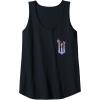 imageWicked For Good Glinda Elegant Logo Front And Back Tank TopBlack