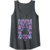 imageWicked For Good Glinda Floral Grace Tank TopDark Heather Grey