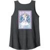 imageWicked For Good We Believe in Glinda Front ampamp Black Tank TopDark Heather Grey