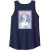 imageWicked For Good We Believe in Glinda Front ampamp Black Tank TopNavy Blue