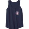 imageWicked For Good We Believe in Glinda Front ampamp Black Tank TopNavy Blue