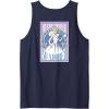 imageWicked For Good We Believe in Glinda Front ampamp Black Tank TopNavy Blue