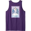 imageWicked For Good We Believe in Glinda Front ampamp Black Tank TopPurple