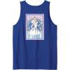 imageWicked For Good We Believe in Glinda Front ampamp Black Tank TopRoyal Blue