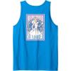 imageWicked For Good We Believe in Glinda Front ampamp Black Tank TopSapphire Blue